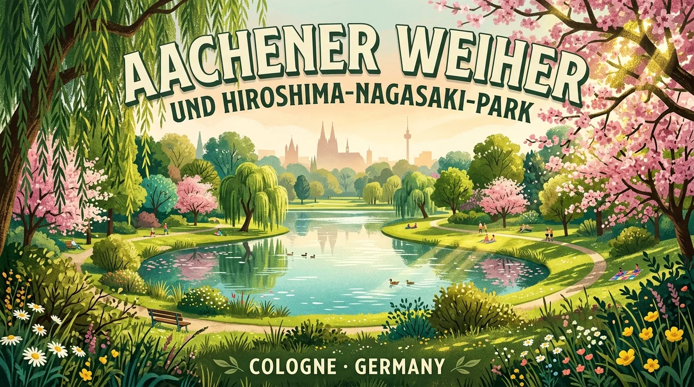 Aachener Weiher und Hiroshima-Nagasaki-Park