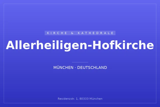 Allerheiligen-Hofkirche