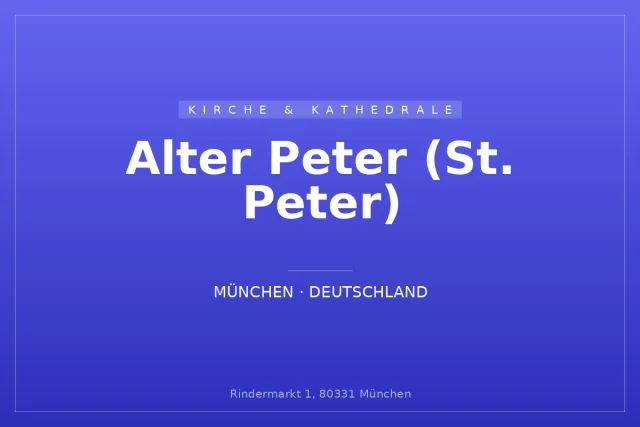 Alter Peter (St. Peter)