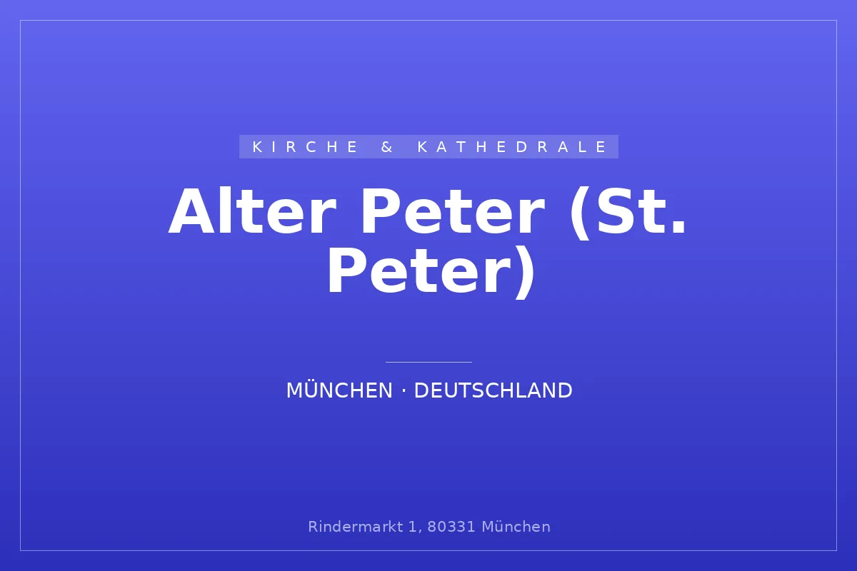 Alter Peter (St. Peter)