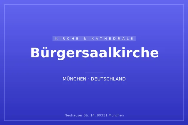 Bürgersaalkirche