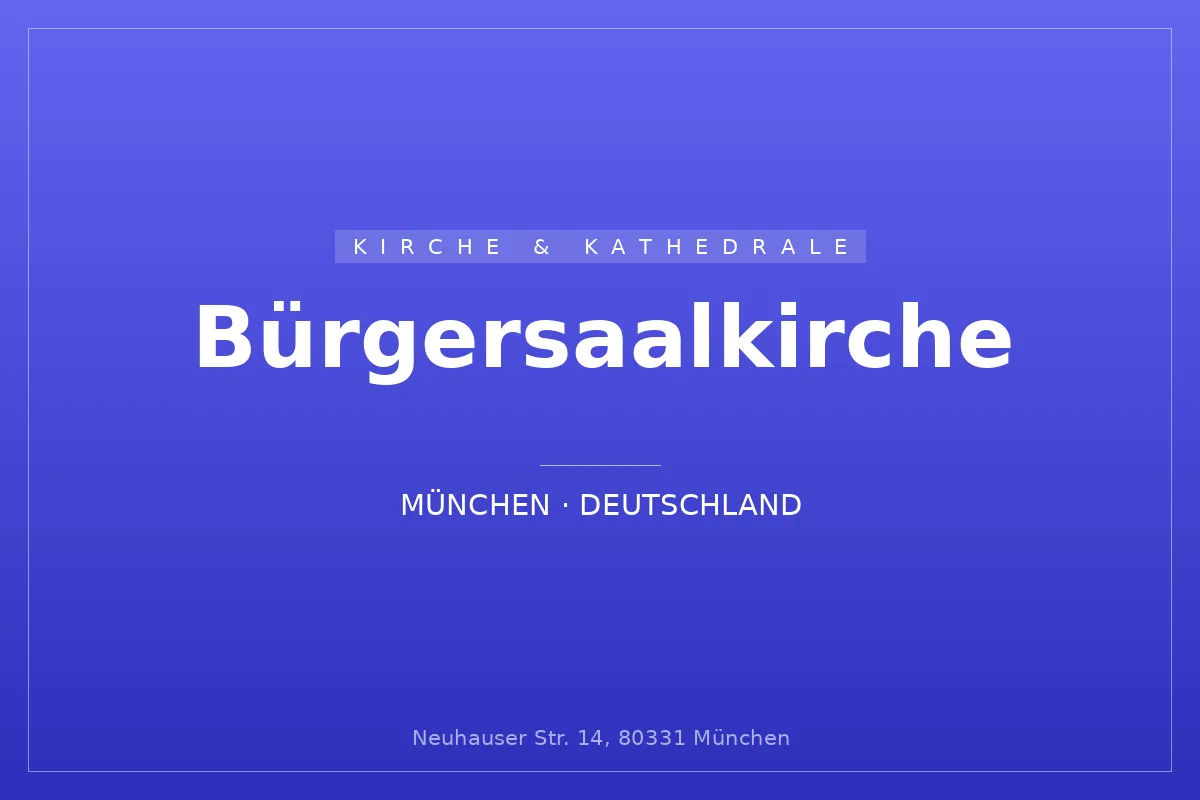 Bürgersaalkirche