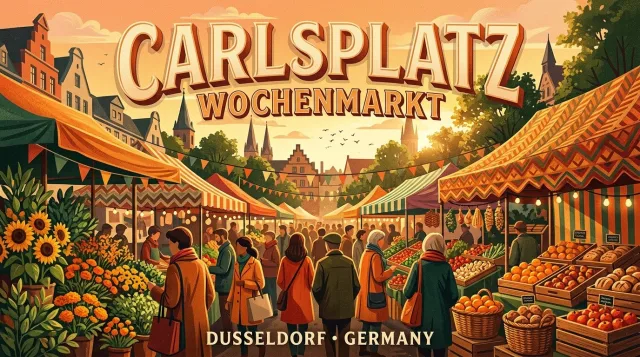 Carlsplatz Wochenmarkt