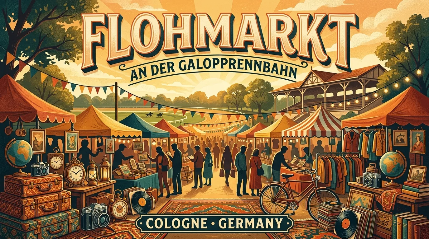 Flohmarkt an der Galopprennbahn