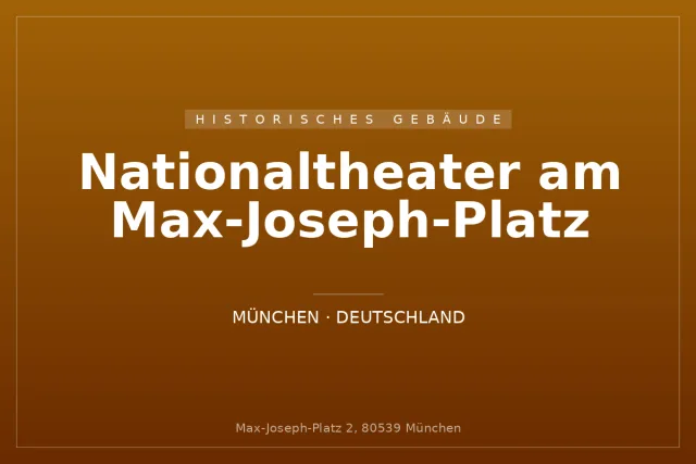 Nationaltheater am Max-Joseph-Platz