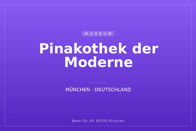 Pinakothek der Moderne
