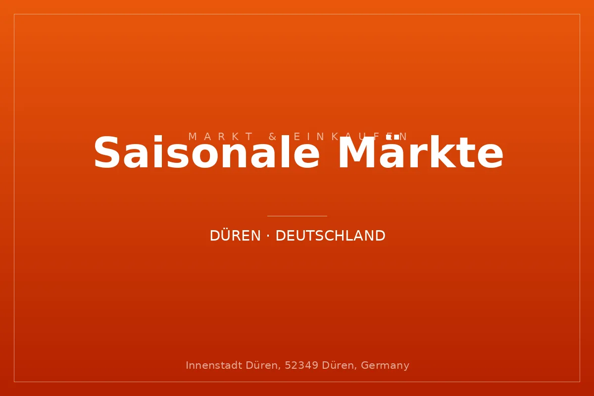 Saisonale Märkte